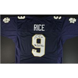 Tony Rice Signed Notre Dame Jersey: Inscribed "1988 National Champions" (AAA COA)