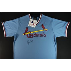 Ozzie Smith Signed Cardinals Jersey (GA COA)