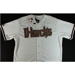 Dan Haren Unsigned Diamondbacks Jersey: Size XL