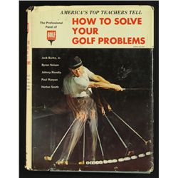 Paul Runyan Signed Hardcover Book: "How To Solve Your Golf Problems" (GA COA)