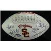 Image 1 : 2009 USC Team-Signed Logo Football With Mark Sanchez (GA COA)