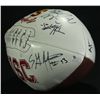 Image 4 : 2009 USC Team-Signed Logo Football With Mark Sanchez (GA COA)