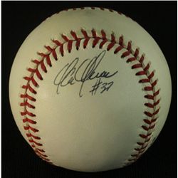 Dan Plesac Signed ONL Baseball (GA COA)
