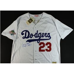 Kirk Gibson Signed Dodgers Jersey (GA COA)