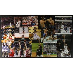 Lot of (36) Unsigned 8x10 Sports Photos Including Kevin Durant, Cal Ripken Jr., Chuck Liddell