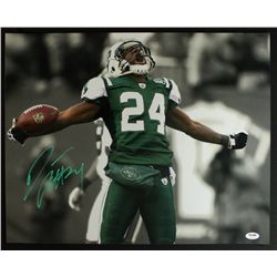Darrelle Revis Signed Jets 16x20 Photo (PSA)