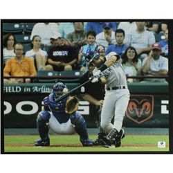 Derek Jeter Signed Yankees 11x14 Photo (GA COA)