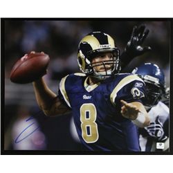 Sam Bradford Signed Rams 11x14 Photo (GA COA)