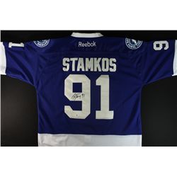 Steven Stamkos Signed Lightning Jersey (GA COA)