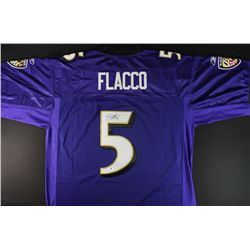 Joe Flacco Signed Ravens Jersey (GA COA)