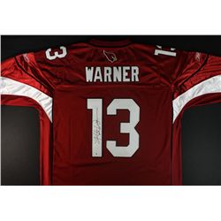 Kurt Warner Signed Cardinals Jersey (GA COA)