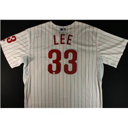 Cliff Lee Signed Phillies Jersey (GA)