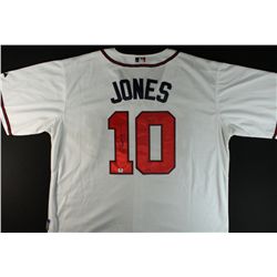 Chipper Jones Signed Braves Jersey (GA COA)
