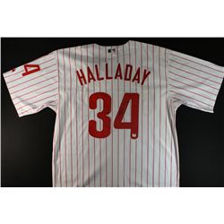 Roy Halladay Signed Phillies Jersey (GA COA)