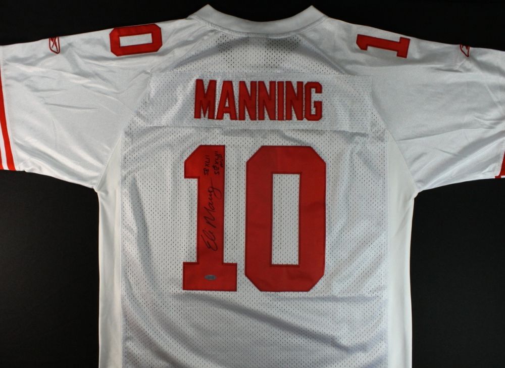 eli manning super bowl 42 jersey
