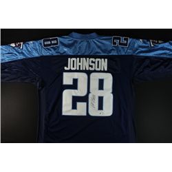 Chris Johnson Signed Titans Jersey (GA COA)