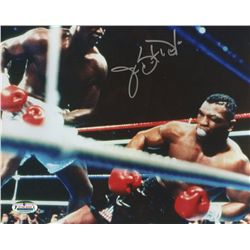 James "Buster" Douglas Signed 8x10 Photo: Knocking Out Mike Tyson (In The Game)