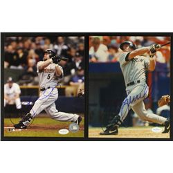 Lot of (2) Jeff Bagwell Signed Astros 8x10 Photos (JSA)