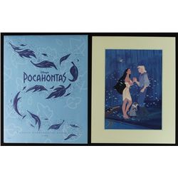Pocahontas 1995 Walt Disney Special Edition Commemorative Lithograph