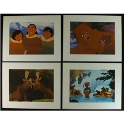 Set of (4) "Brother Bear" Walt Disney Special Edition Commemorative Lithographs