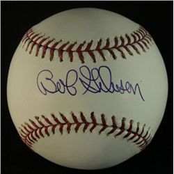 Bob Gibson Signed OML Baseball (PSA LOA)