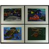 Image 1 : Set of (4) "Finding Nemo" Walt Disney Special Edition Commemorative Lithographs