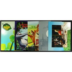 Lot of (5) Walt Disney Special Edition Commemorative Lithographs with A Bugs Life, The Jungle Book