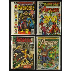 Lot of (4) Vintage 1960s, 1970s & 1980s Avengers Comic Books