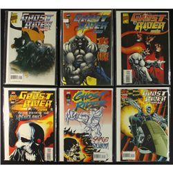 Lot of (6) Vintage 1990s Ghost Rider Comic Books