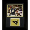 Image 1 : Sam Bradford Signed Custom Framed Rams 14x18 Piece (PAAS COA)
