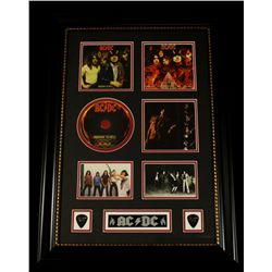 AC/DC Custom Framed 17x24 Display Piece