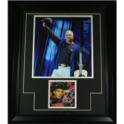 Garth Brooks Signed Custom Framed 18x22 Display (JSA COA)