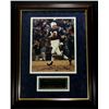 Image 1 : Johnny Unitas Signed Custom Framed Colts 15x19 Display (GA COA)