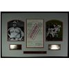 Image 1 : Babe Ruth Red Sox "The Curse of the Bambino" Custom Matted 30x20 Display Piece
