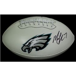 Michael Vick Signed Eagles Logo Football (GA COA)