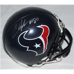 Andre Johnson Signed Texans Mini-Helmet (GA COA)