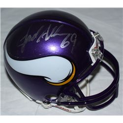 Jared Allen Signed Vikings Mini-Helmet (GA COA)