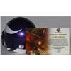 Image 2 : Jared Allen Signed Vikings Mini-Helmet (GA COA)