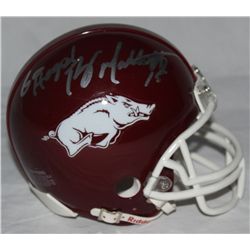 Ryan Mallett Signed Arkansas Mini-Helmet: Inscribed "Go Hogs!" (GA)