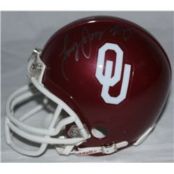 Landry Jones Signed Oklahoma Mini-Helmet (GA COA)