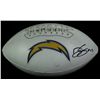 Image 1 : Darren Sproles Signed Chargers Logo Football (GA COA)