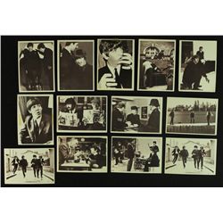 Lot of (13) 1964 Topps Beatles Movie Cards: "A Hard Day's Night"