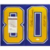 Image 2 : Kellen Winslow Signed Chargers Stat Jersey: Inscribed "HOF 95" (JSA COA)