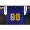 Image 3 : Kellen Winslow Signed Chargers Stat Jersey: Inscribed "HOF 95" (JSA COA)