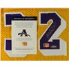 Image 2 : Magic Johnson Signed Lakers Jersey (ASL Hologram & AAA COA)