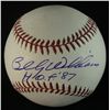 Image 1 : Billy Williams Signed OML Baseball: Inscribed "HOF 87" (Feller Hologram)