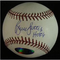 Bruce Sutter Signed OML Baseball: Inscribed "HOF 06" (Feller Hologram)