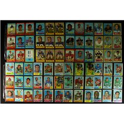 Lot of (122) Vintage 1960's & 1970's Football Cards