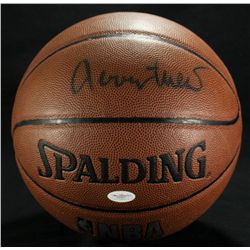 Jerry West Signed Basketball (JSA COA)