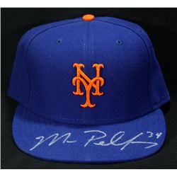 Mike Pelfrey Signed Mets Hat (Steiner COA)